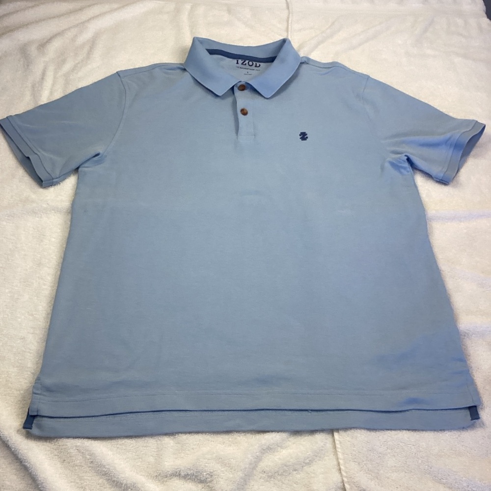 Izod Men's Light Blue Polo Shirt